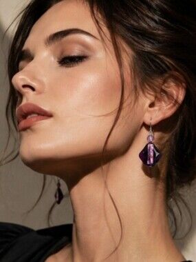 Murano Glass Drop Earrings